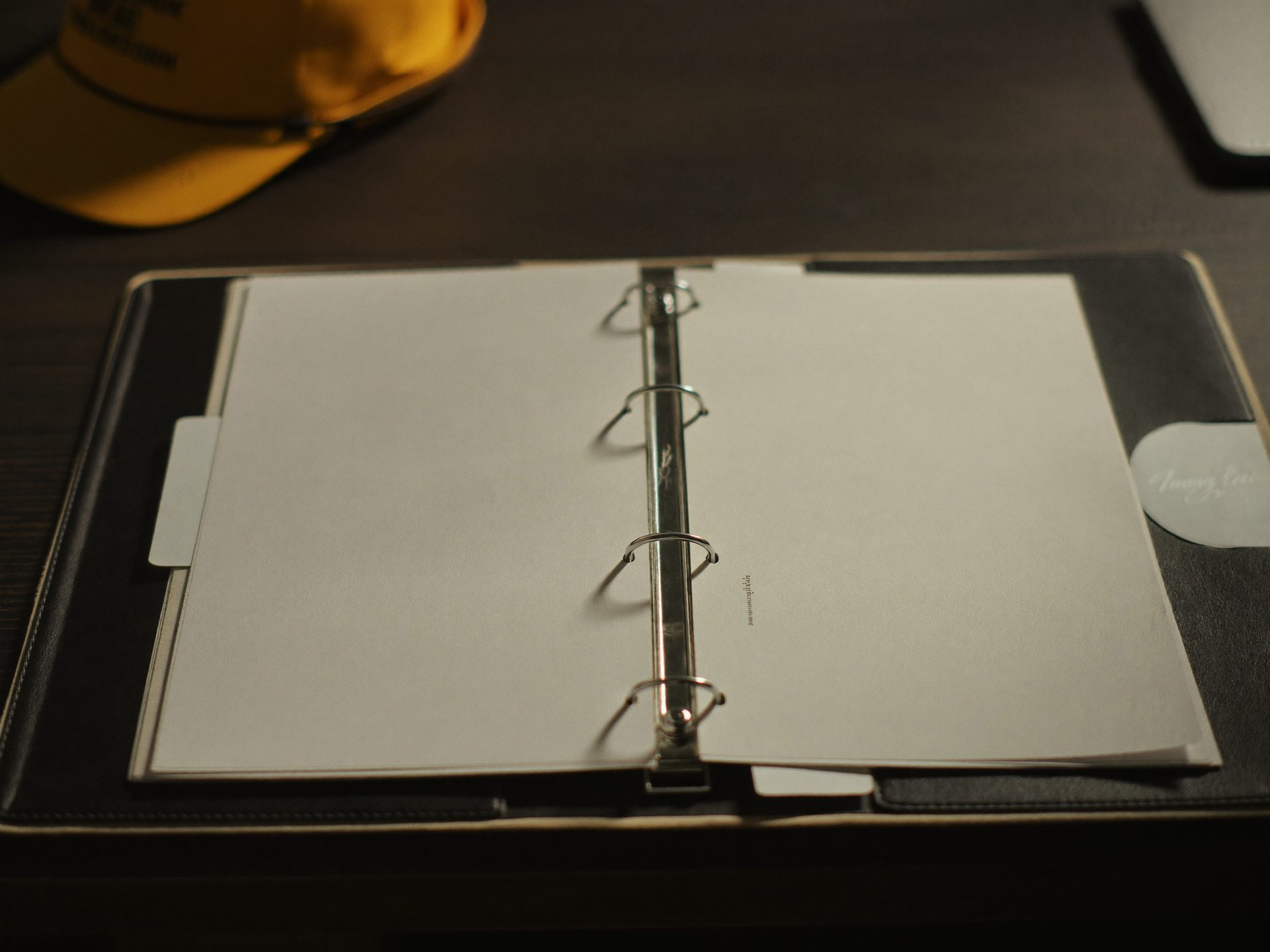 SHE file review desk with marked requirements